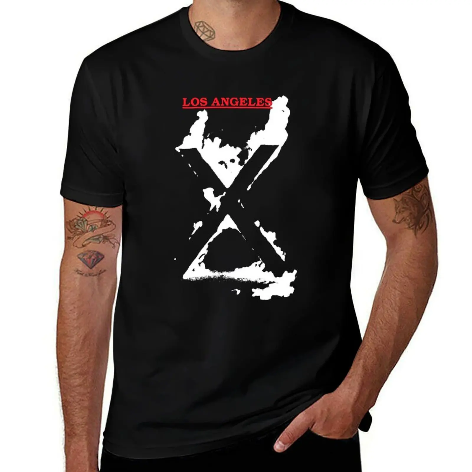 

X - Los Angeles - Punk - Hardcore T-Shirt t shirt for man 100 percent cotton T-Shirt