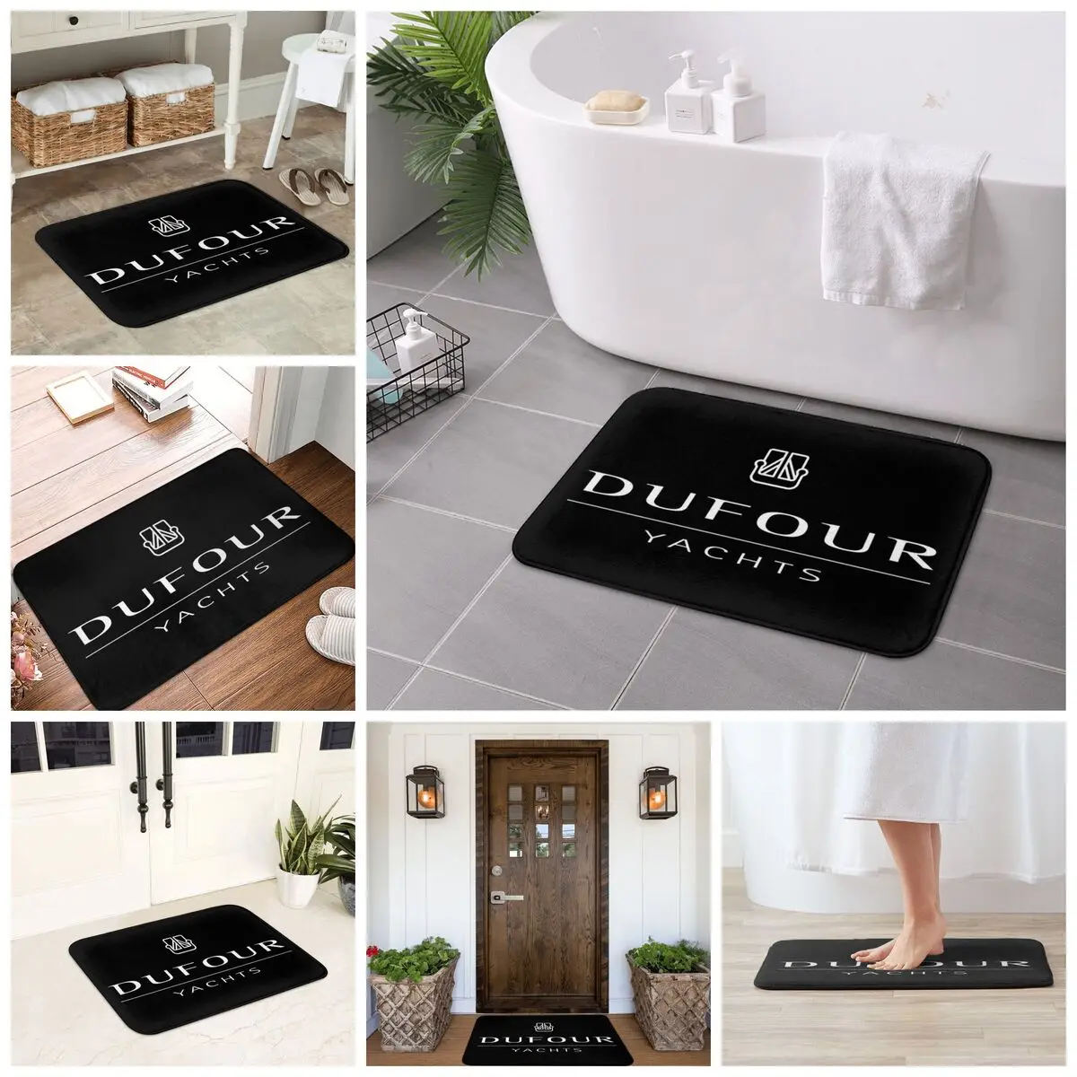 

Противоскользящий коврик для яхты Dufour, напольный коврик, ковер для соскабливания песка, ковер для кухни, входа, дома, балкона, коврики для ног