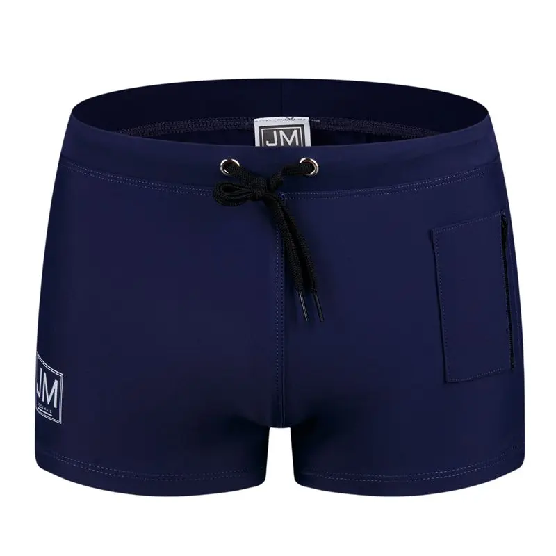 Jockmail Heren Badmode Shorts Merk Strandkleding Sexy Zwembroek Mannen Badpak Lage Taille Ademende Strandkleding Surf Zomer