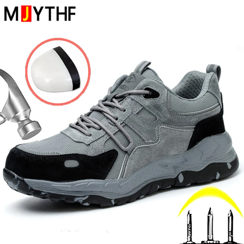 Men Composite Toe Insulated Shoes Anti-Smash Anti-Puncture Work Safety Shoes Security Indestructible Shoes Male Industrial Shoes