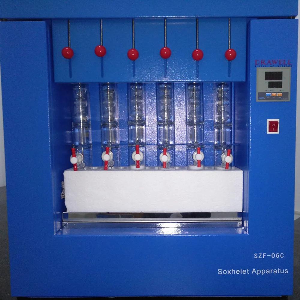 

SZF-06C High Precision Extraction Machine Soxhlet Apparatus Extractor Laboratory Soxhlet