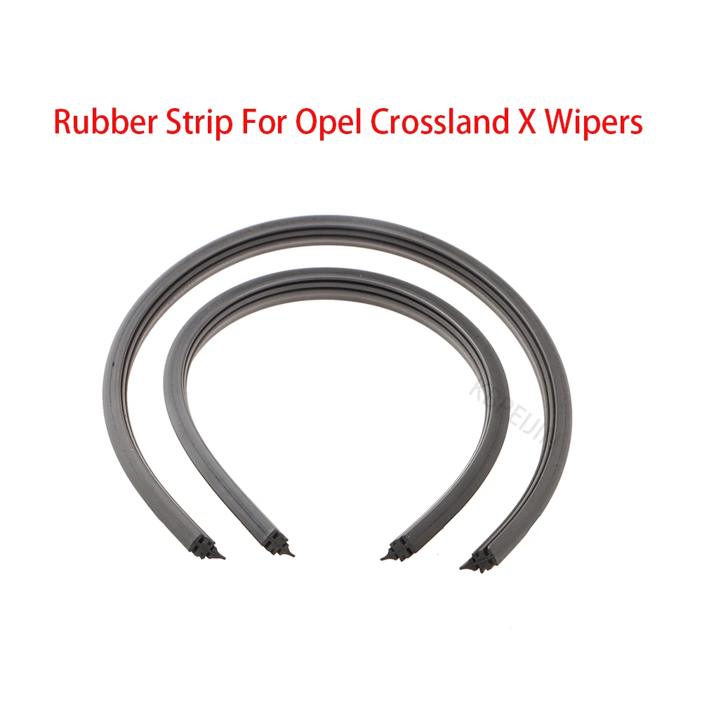 1 Set Wiper Rubber Strip For Opel Crossland X 2022 2023 Wipers Blade Refill 16