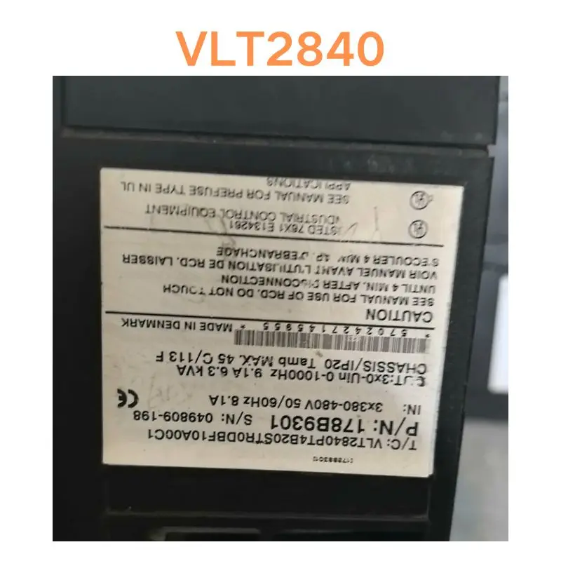 Prueba de segunda mano OK VFD VLT2840