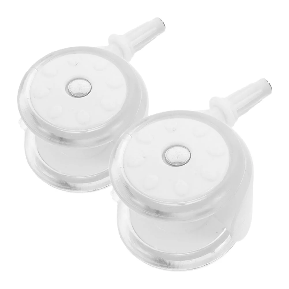 

2pcs Replacement Wheels For Walkers Universal Fit Wear-Resistant Plastic Smooth Movement Easy Installation Stroller Wheel