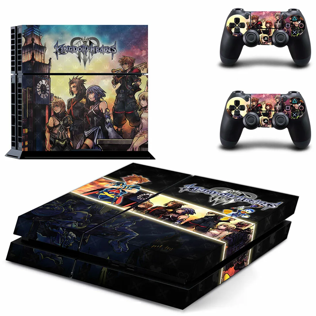 Kingdom Hearts PS4 Skin Aufkleber Aufkleber Cover Schutz für Konsole und Controller Skins Vinyl