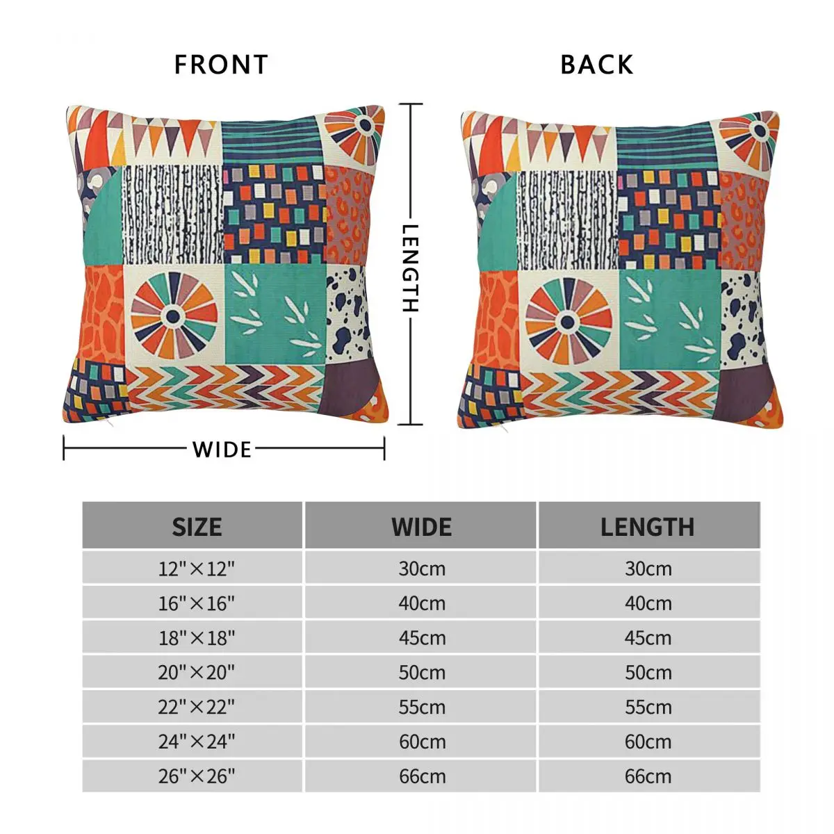 Out Of Africa Pillowcase Polyester Cushion Comfort Throw Pillow Sofa Decorative Cushions Used for Home Bedroom Living Room