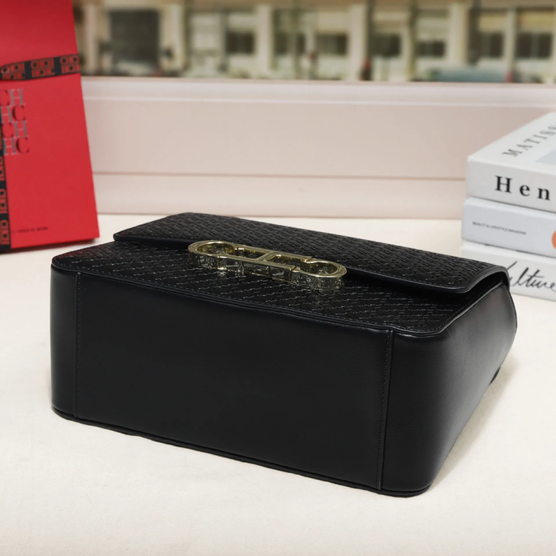 حقيبة كروس كلاسيكية بقلاب للنساء، محفظة مربعة صغيرة عتيقة، حقيبة كتف أنيقة للملابس اليومية غير الرسمية، حقيبة صغيرة متعددة الاستخدامات #5