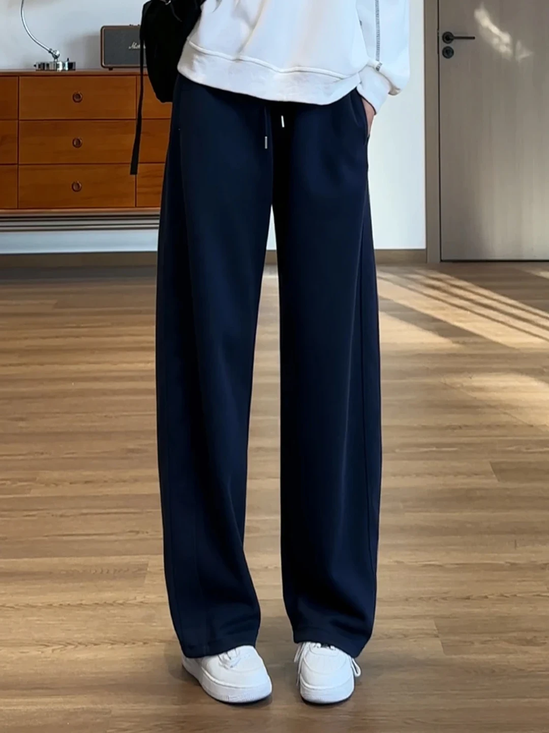 

Мужские повседневные спортивные брюки Cleanfit K Blue прямого кроя для осени и зимы в американском стиле