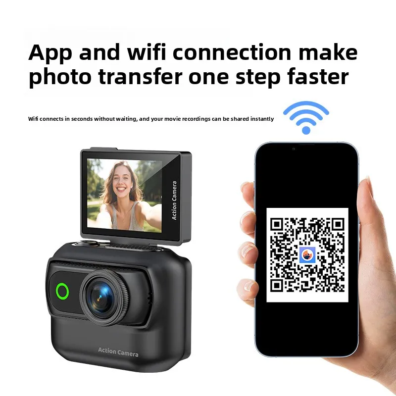 

Новая популярная Wi-Fi камера для активного отдыха на открытом воздухе, мини-камера с магнитным креплением, портативная камера для видеоблогов.