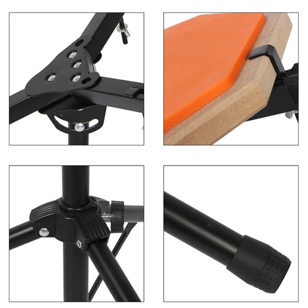 Adjustable Dumb Stand Practice Pad Rack Snare Drum Holder Rubber Stand For Beginner Silent Drum Shelf Portable Support Tripod