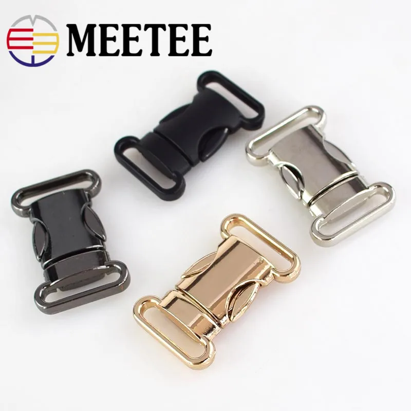 2pcs/4pcs In Metallo Fibbie Per Cinture 20 millimetri 25 millimetri di Clip A Scatto Chiusura Fibbia per Borse Cinture di Abbigliamento FAI DA TE