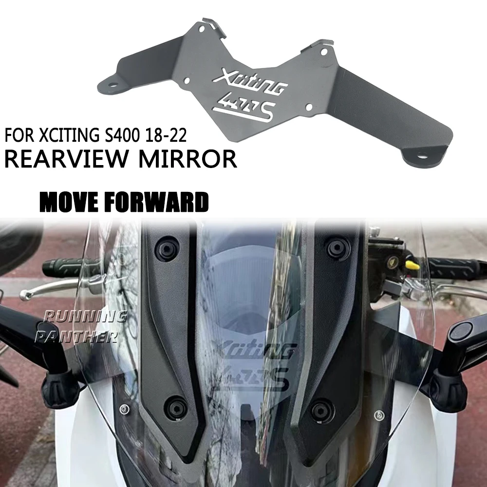 

Rearview Mirrors Motorcycle Windshield Bracket Fix Front Stand Rear View Mirror For KYMCO 400 XCITING S400 2018-2022