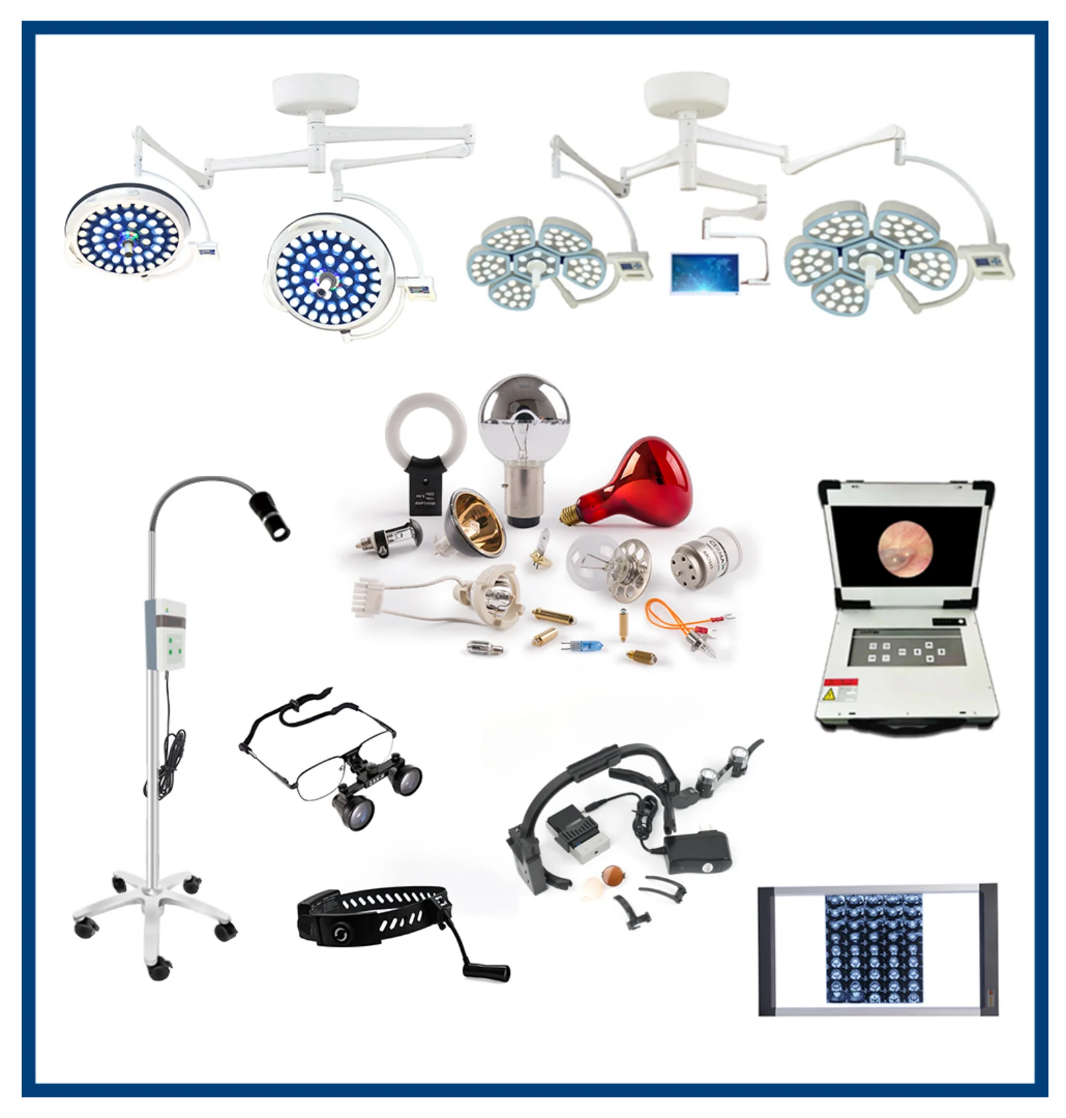 Factory manufacturer Mobile shadowless examination light Endoscopy Mode LEDS Operation Lamp For Surgical