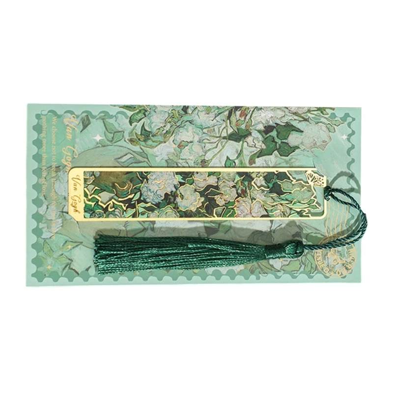 Полые художественные цветочные закладки, художественная картина маслом, тематические закладки для любителей книг