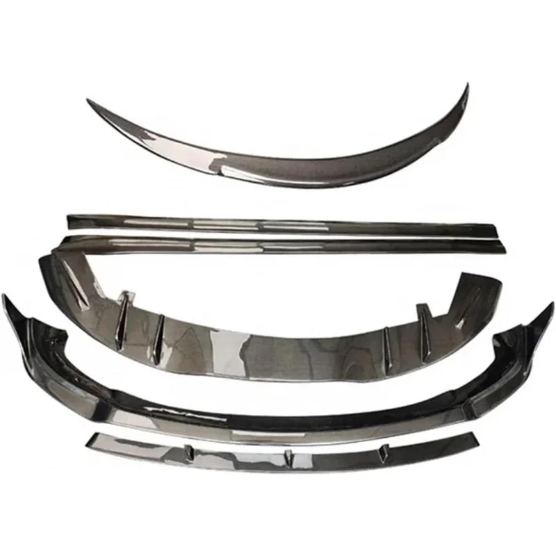 Suitable for Carbon Fiber Car Body Kit Front Lip Rear Lip Side Skirts Spoiler Compatible with Tesla Model Y 2019-2021