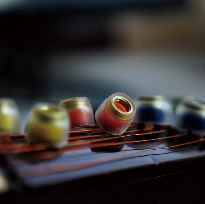 TANGZU Tang Sancai Noble Liquid Silicone Hybrid Eartips Brass Edition