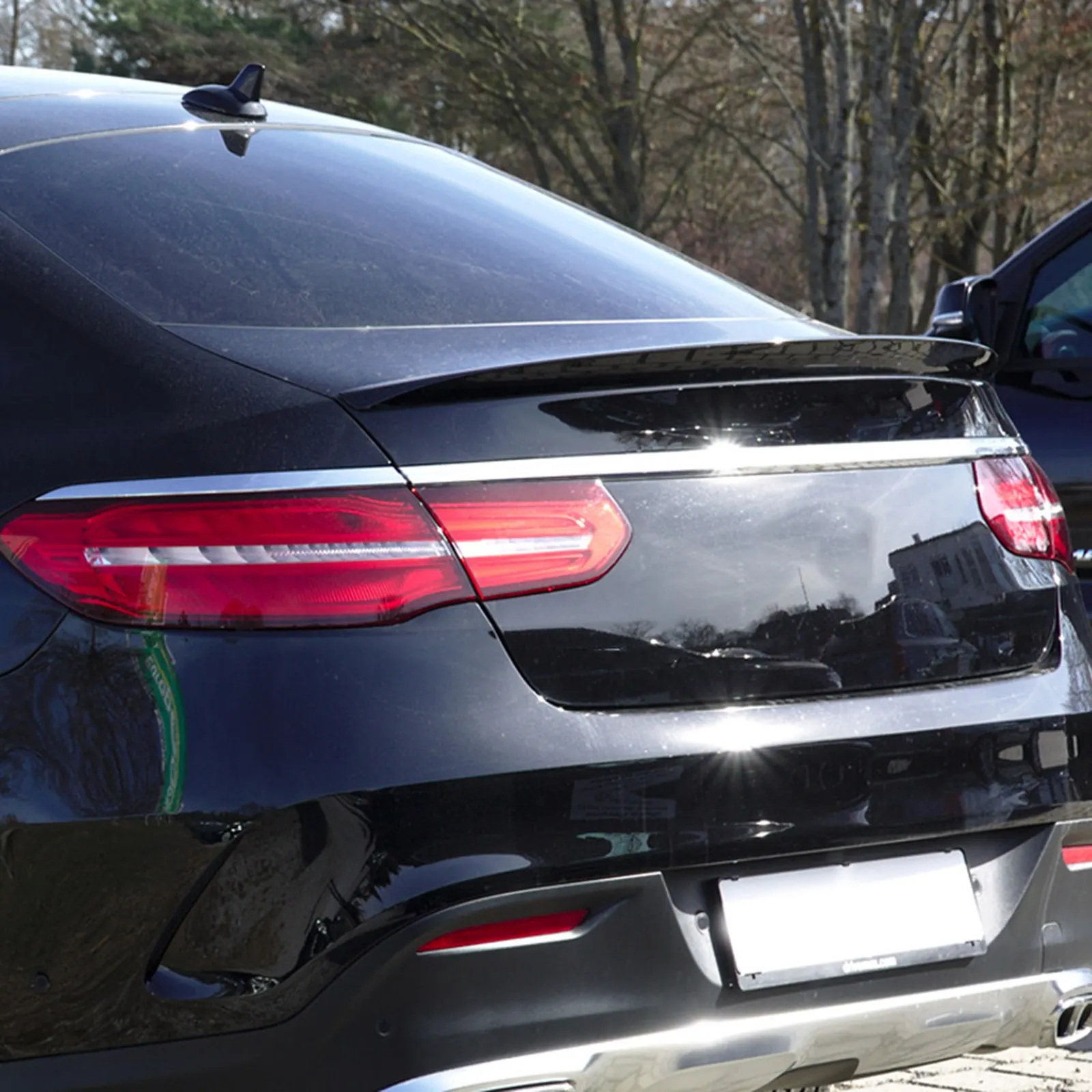 

Rear Trunk Spoiler Wing ABS Glossy Black For Mercedes-Benz GLE Coupe C292 2015-2019 2016 2017 2018