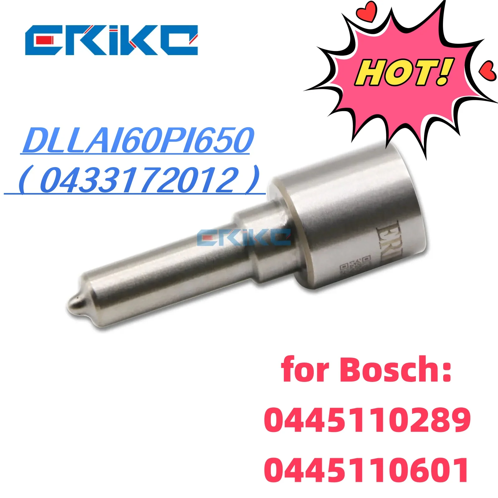 DLLA160P1650 0433172012 Дизельная форсунка Common Rail DLLA 160 P 1650 Распылитель для BMW 0445110289 0445110601