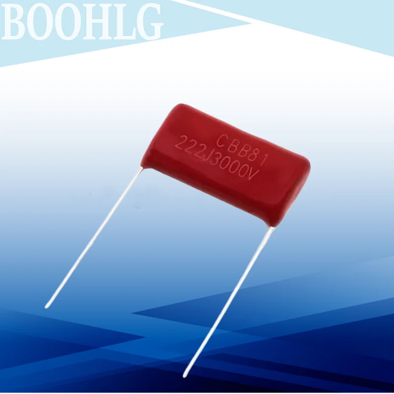 10PCS CBB81 3000V 222J 2200pF 2.2nF MPP Polypropylene Film Capacitor P20mm