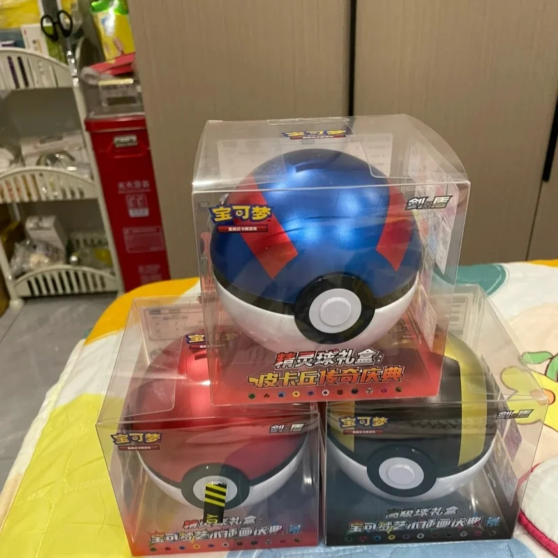 

100% Original P0ke Ball Master Balls Premium Ball Gift Box Pokém0n Cards Ptcg Simplified Chinese Original Pack Children Birthday
