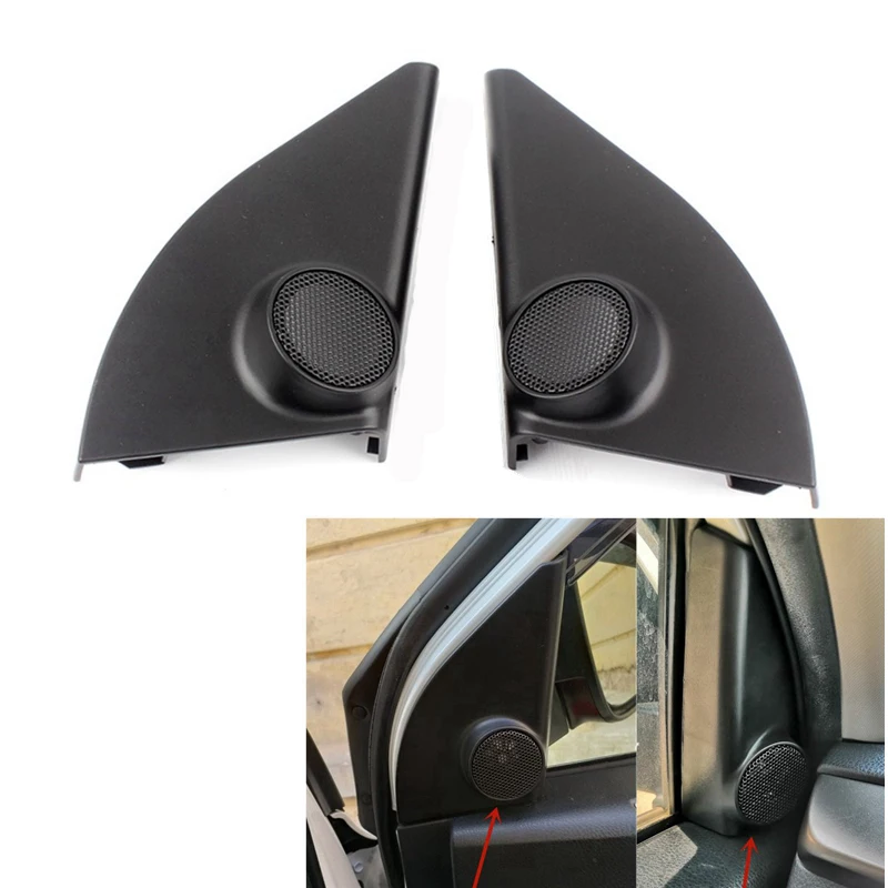 

2pcs/pair Car Refitting Front Door Tweeter Triangle Cover Speaker Boxes For Toyota RAV4 2014 2015 2016 2017 2018