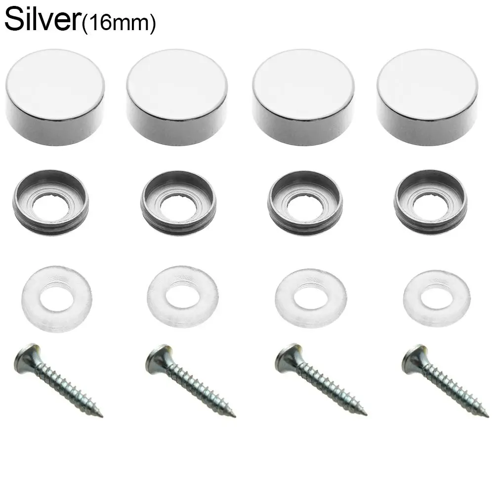Furniture Hardware Stainless Steel Decoration Screw Covers Mirror Fasteners Screws Decorative Cap Mirror Fixing Nails