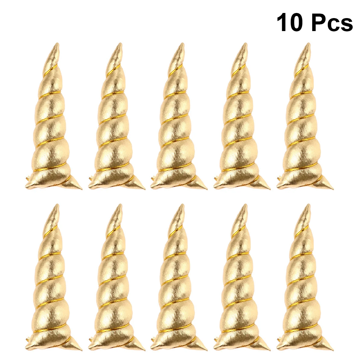 

10pcs Golden Headdress Accessories Carnival Unicorn Headband Headband Dance Decor Gift Unicorn Hair Party Hair Accessories Hoop