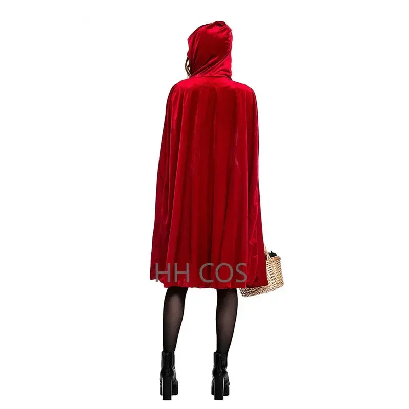 Ataullah-Costume de Cosplay du Petit Chaperon Rouge Adault pour Femme, Robe de Reine pour Halloween, ixde Carnaval, Wicca Everak