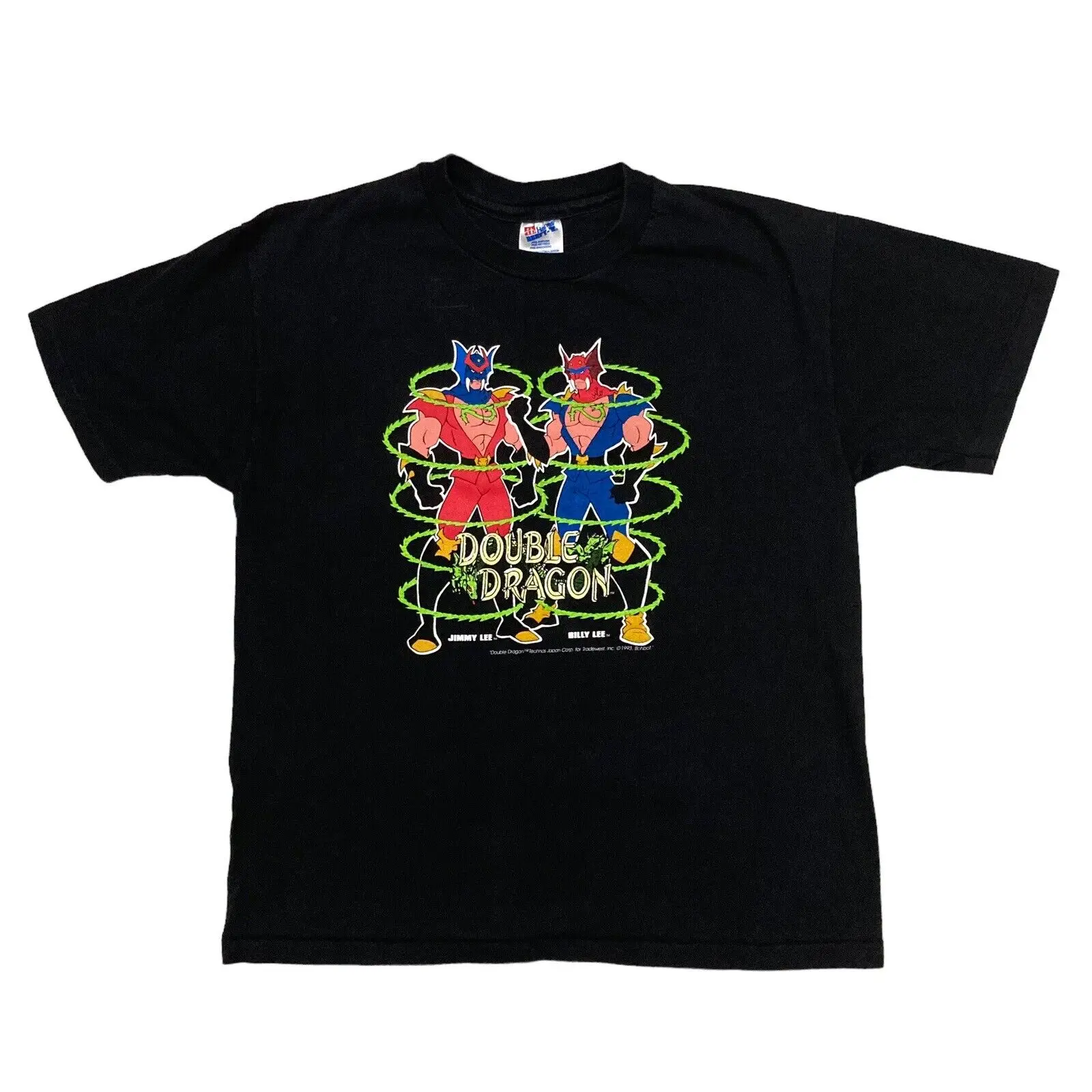 Vtg редкая 1993 футболка с двойным драконом Youth Xl Technos Japan Bohbot Single Stitch Vtg редкая 1993 футболка с двойным драконом Youth Xl Technos Japan Bohbot Single Stitch