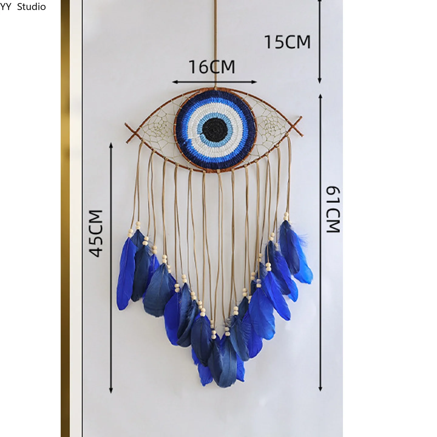 Creative Handmade Devil's Eye Wall Hangings Home Decoration Accessories Living Room Wall Hangings Arts and Crafts Gifts view 6