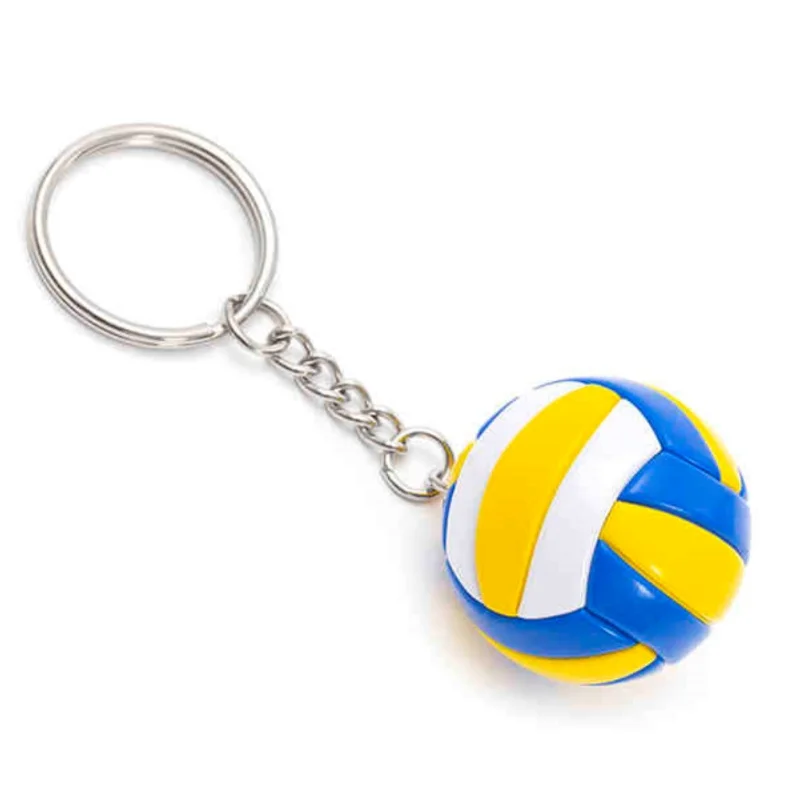 Volleyball-Schlüsselanhänger – verschiedene Farben – Sport-Souvenir, Volleyball-Partygeschenke, Taschendekoration, Schlüsselanhänger für Rucksäcke, Autoschlüssel – Detail 9