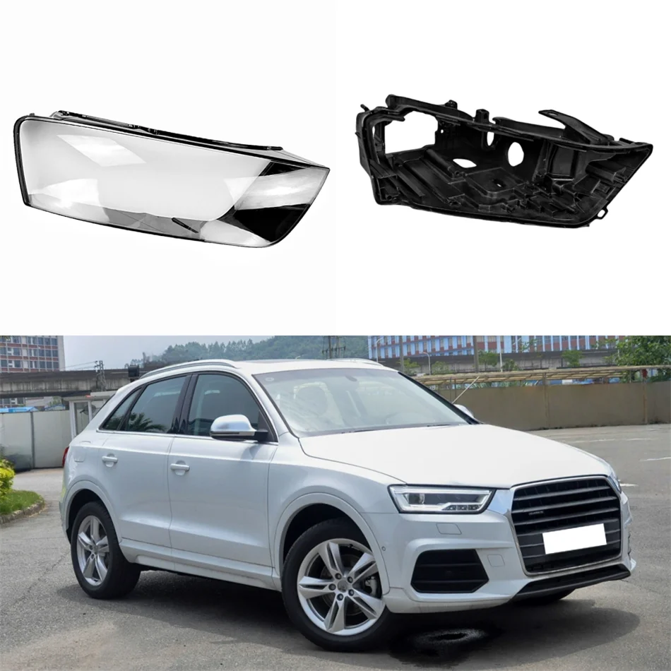 

For Audi Q3 2016 2017 2018 Car Interior Replacement Parts Lights Lens Shell Car Head Light Holder