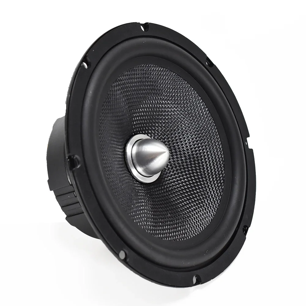 Creadvent 6.5 Inch Bullet Midrange Bass Speaker Woofer 4/8ohm 30/40W  Home Theater DIY HiFi Audio Fiber Diaphragm Loudspeaker