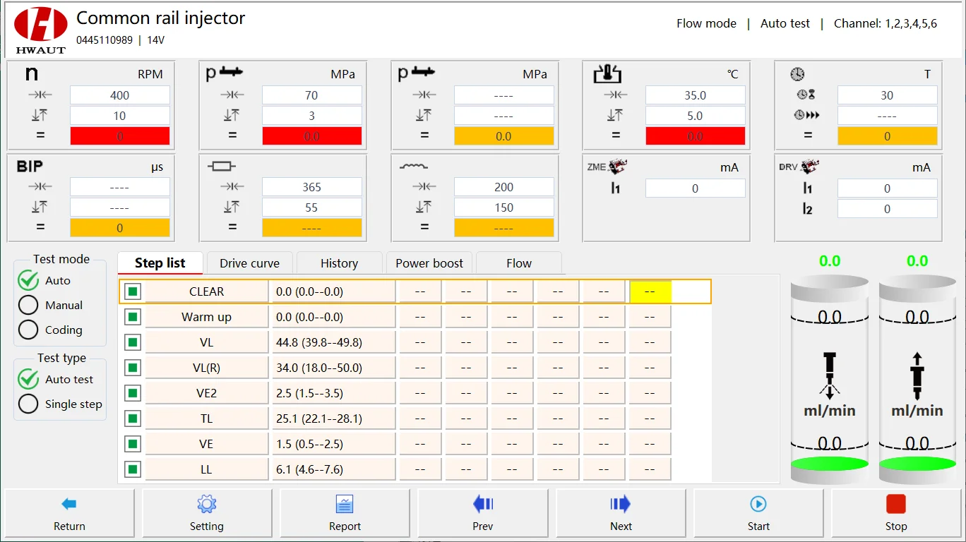Hwaut Electronic CRS968 Common Rail Injector And Pump Tester With QR IQA Coding Window System Software Injector Testing Machine