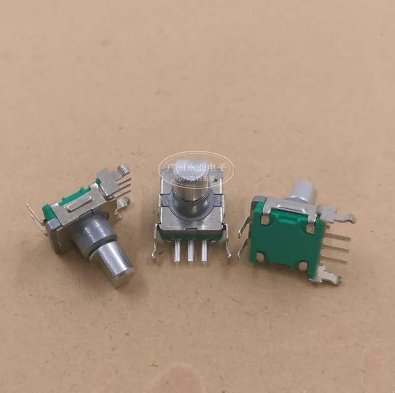 1 Piece EC11S Encoder Horizontal With Switch Left And Right Reset Left Turn Right Turn Automatic Reset Potentiometer