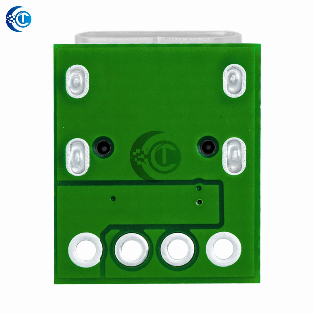 16‑Pin USB3.1 Type‑C PCB Test Socket Connector, 1/5/10 Pack Cable Test Adapter