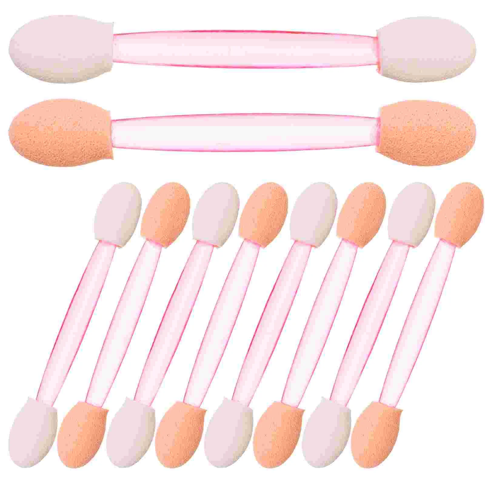 100 PCS Eye Shadow Stick Girl Eyeshadow Makeup Brush Dual-ended Sticks Applicators Woman Tools