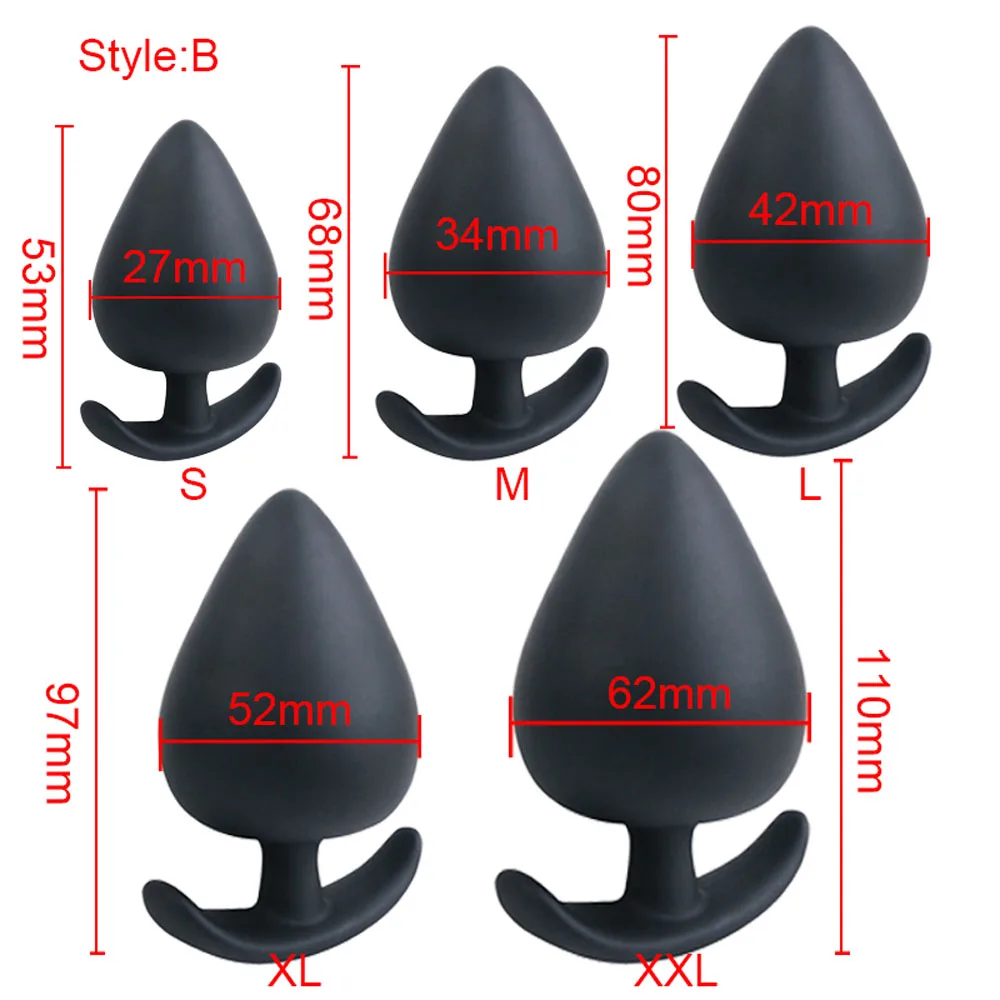 anal plug 5 cm Intimate Thread Bullet 9.5CM*5CM(Diameter) Large Shaped Silicone An main image 1