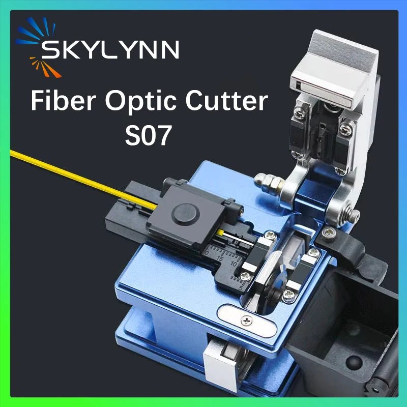 

S07 Fiber Optic Cutter Tool Machine FTTH High Precision Tools High Intensity Work Complimentary storage bag