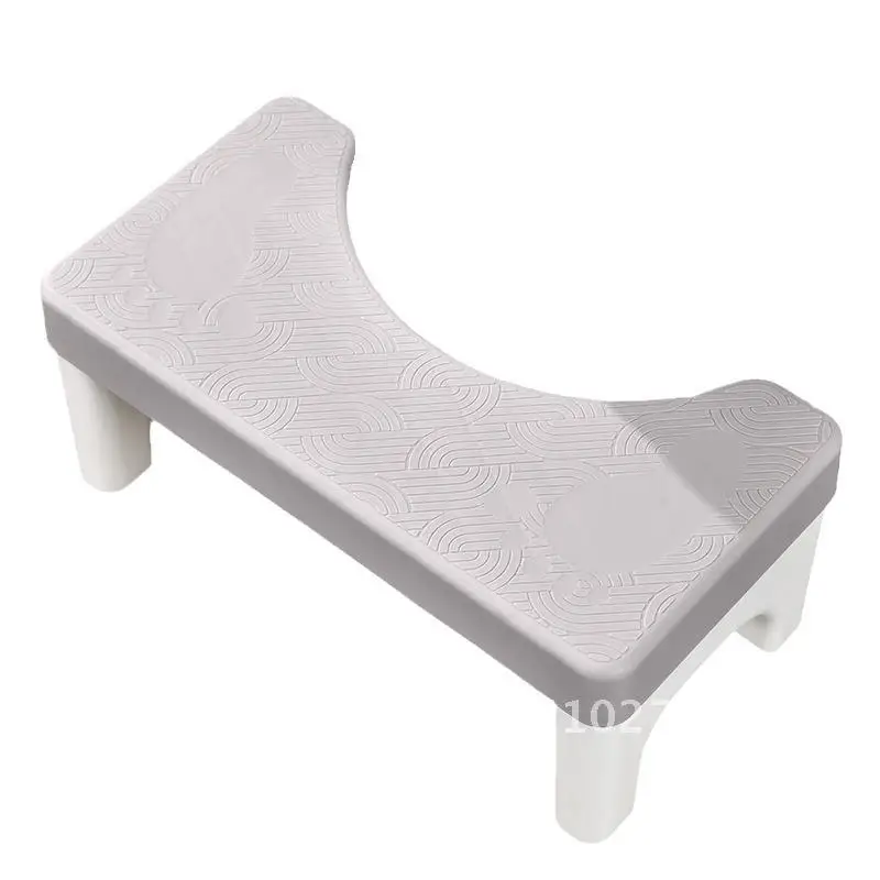 

Adult Children's Toilet Folding Footstool Thickened Non-Slip Plastic Footrest White Black Gray Bathroom Essential