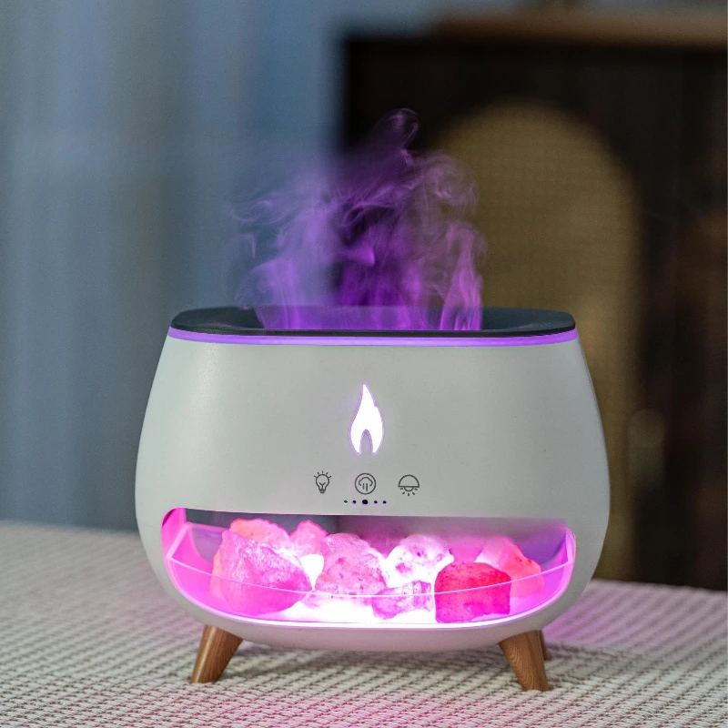

Aromatherapy machine humidifier colorful atmosphere light can add essential oil salt stone aromatherapy