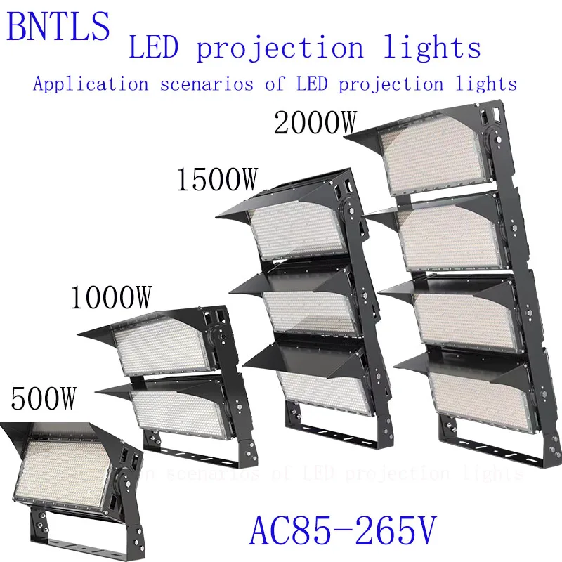 LED Projection light 1000W 1500W 2000W  stadium light ultra-bright Floodlight  outdoor lighting professional lamp