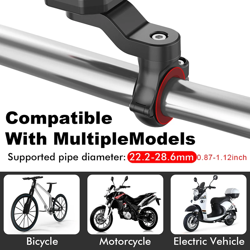 Bicycle Handlebar Phone Holder Handlebar Universal Phone Bracket VIBRATION DAMPENER Adjustable Motorcycle Mountain Bicycle Rack