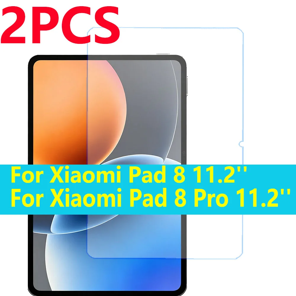 2PCS For Xiaomi Pad 8 Pro 11.2 inch Tempered Glass Screen Protector For MI Pad 8 11.2'' Tablet Anti Scratch HD Protective Film