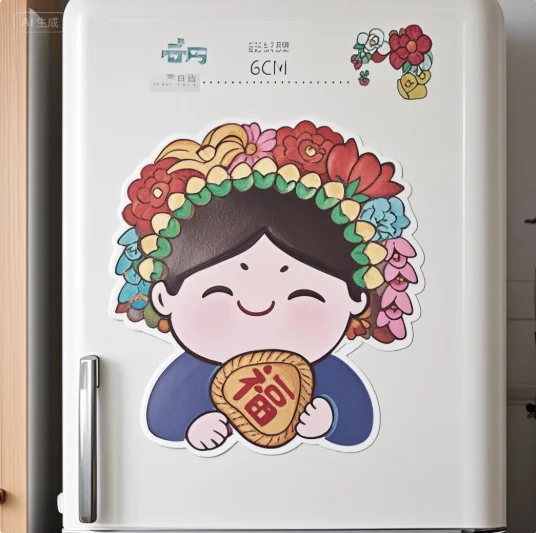 Travel Souvenir Magnetic Cute Elephant Bohemian Pattern Resin Relief Magnet Traditional Design Stereo Relief For Refrigerator