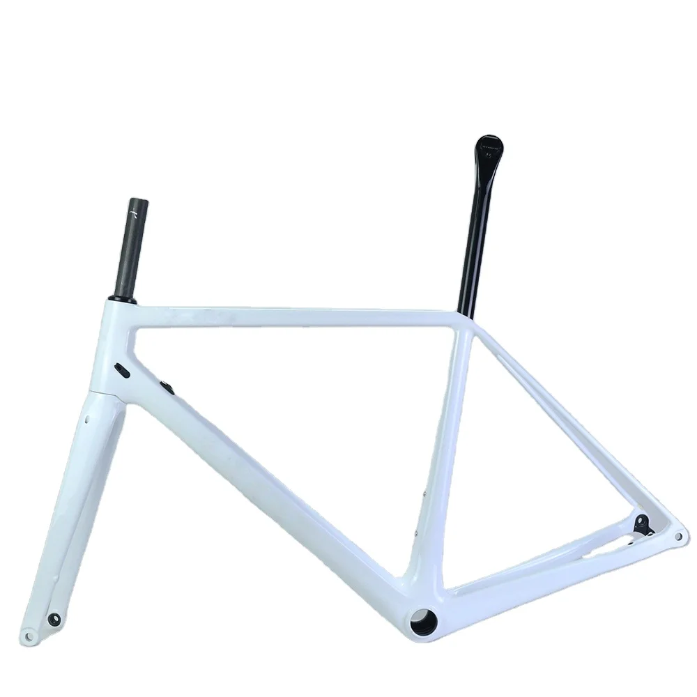 New arrival Very light Carbon fiber road bike frame disc brake 142*12mm carbon road bike frameset with 27.2mm Seatpost