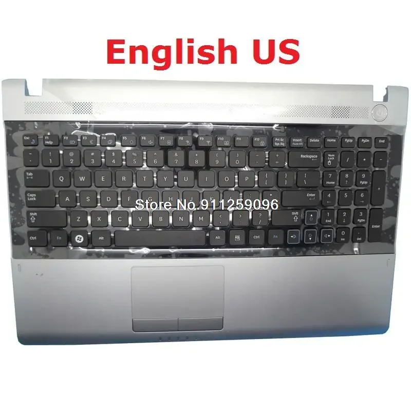 

Подставка для рук и клавиатура для ноутбука Samsung RV511 RV515 RV520, английский, американский, Россия, RU, Италия, IT словенский SL SV, верхний чехол, сенсорная панель, новый