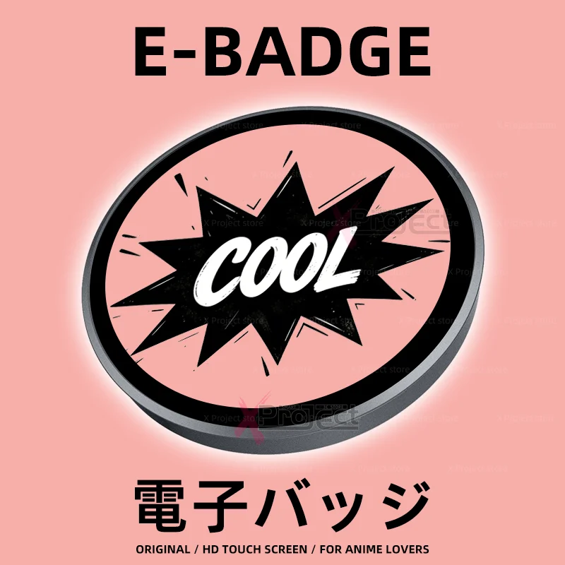 

Электронный бейдж 2026: Новинка, умный динамический сенсорный дисплей для фанатов аниме, DIY фото и видео, сувенир для любителей аниме