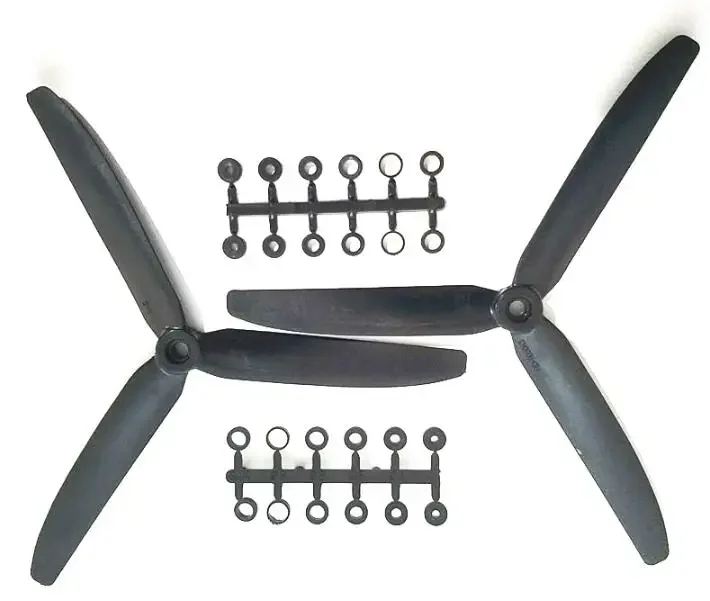 1 Pair 9050 GWS for 9X4.5 9045 9045R L/R CCW CW 3-blade Propeller Props,MultiCopter Quad Copter