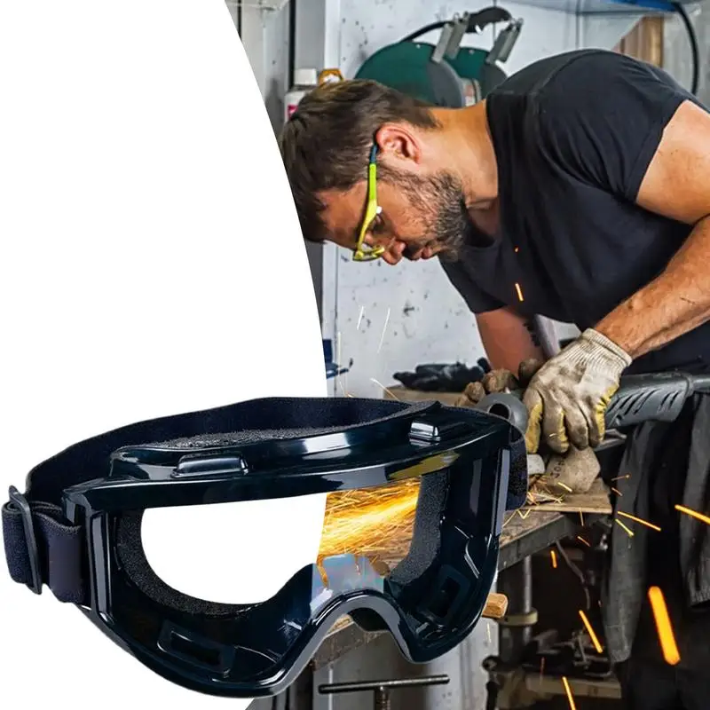 Safety Goggles Anti-Fog Protective Safety Goggles Anti-Scratch Dust-Proof Eyewear Accessories Over Eyeglasses Eye Protection for